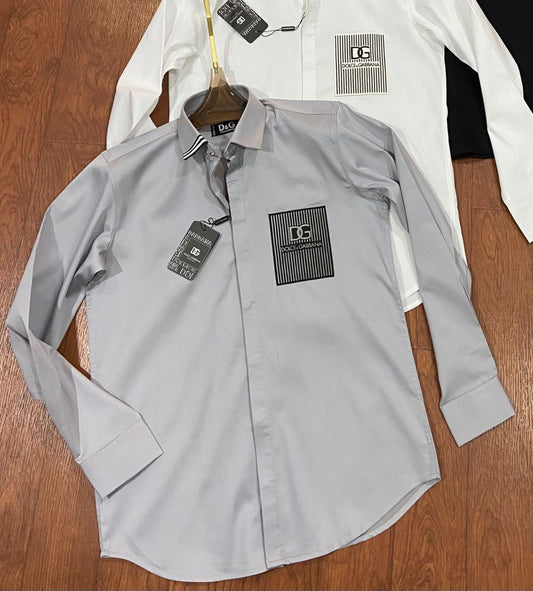 DOLCE & GABBANA GREY SHIRT