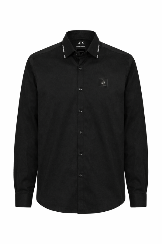 ARMANI EXCHANGE AX BLACK SHIRT BIG SIZE
