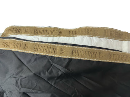BURBERRY SLEEVE STRIP BLACK SHIRT