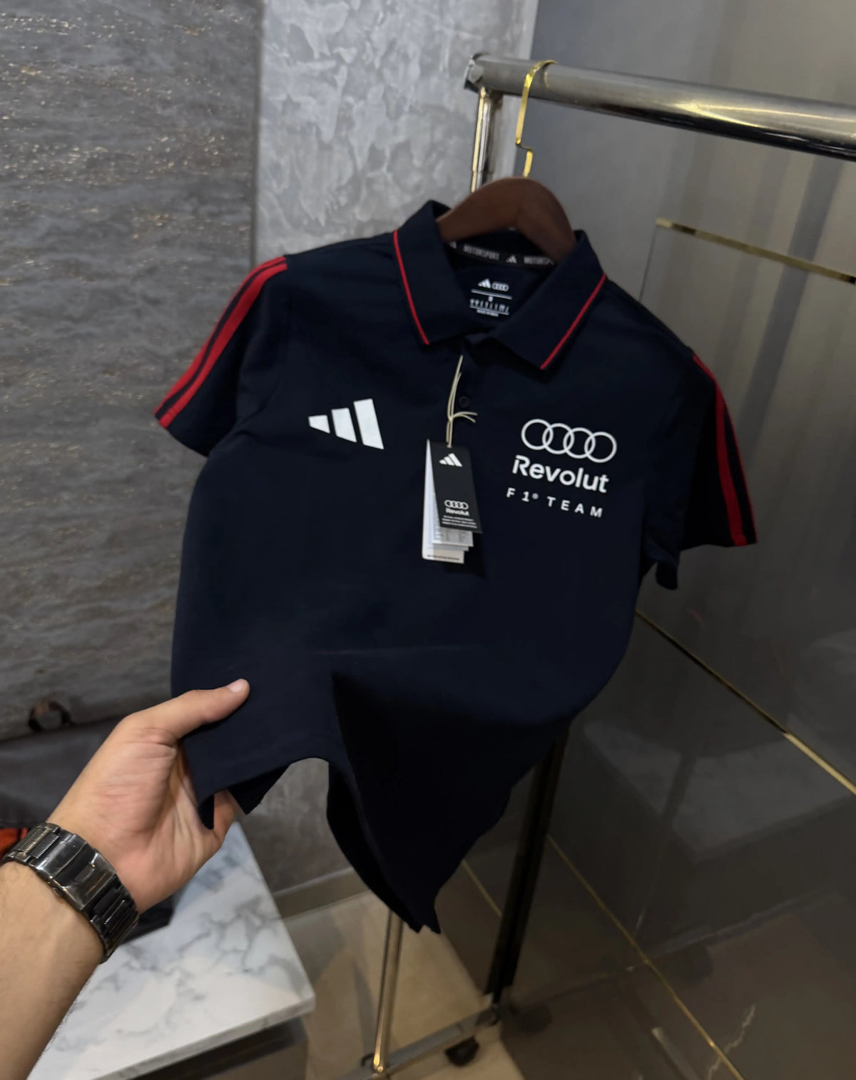 Adidas Navy Blue T-Shirt