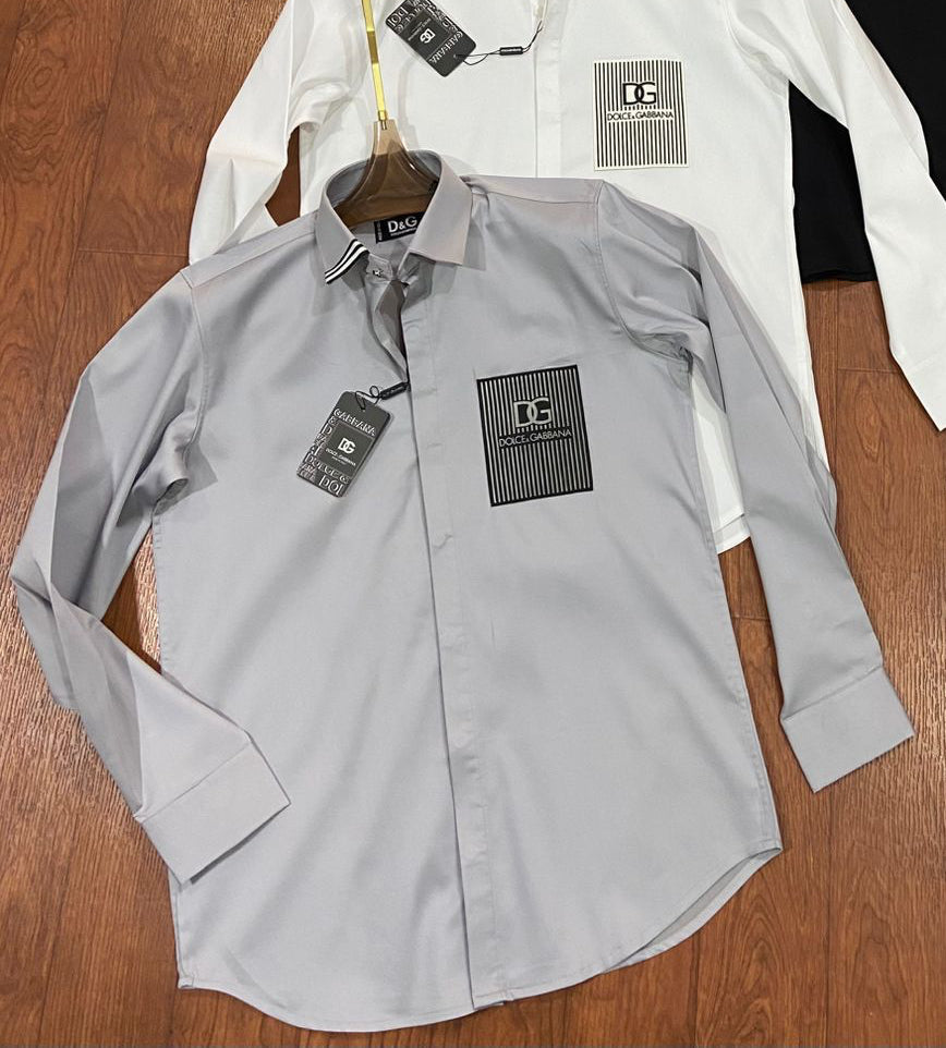 DOLCE & GABBANA GREY SHIRT