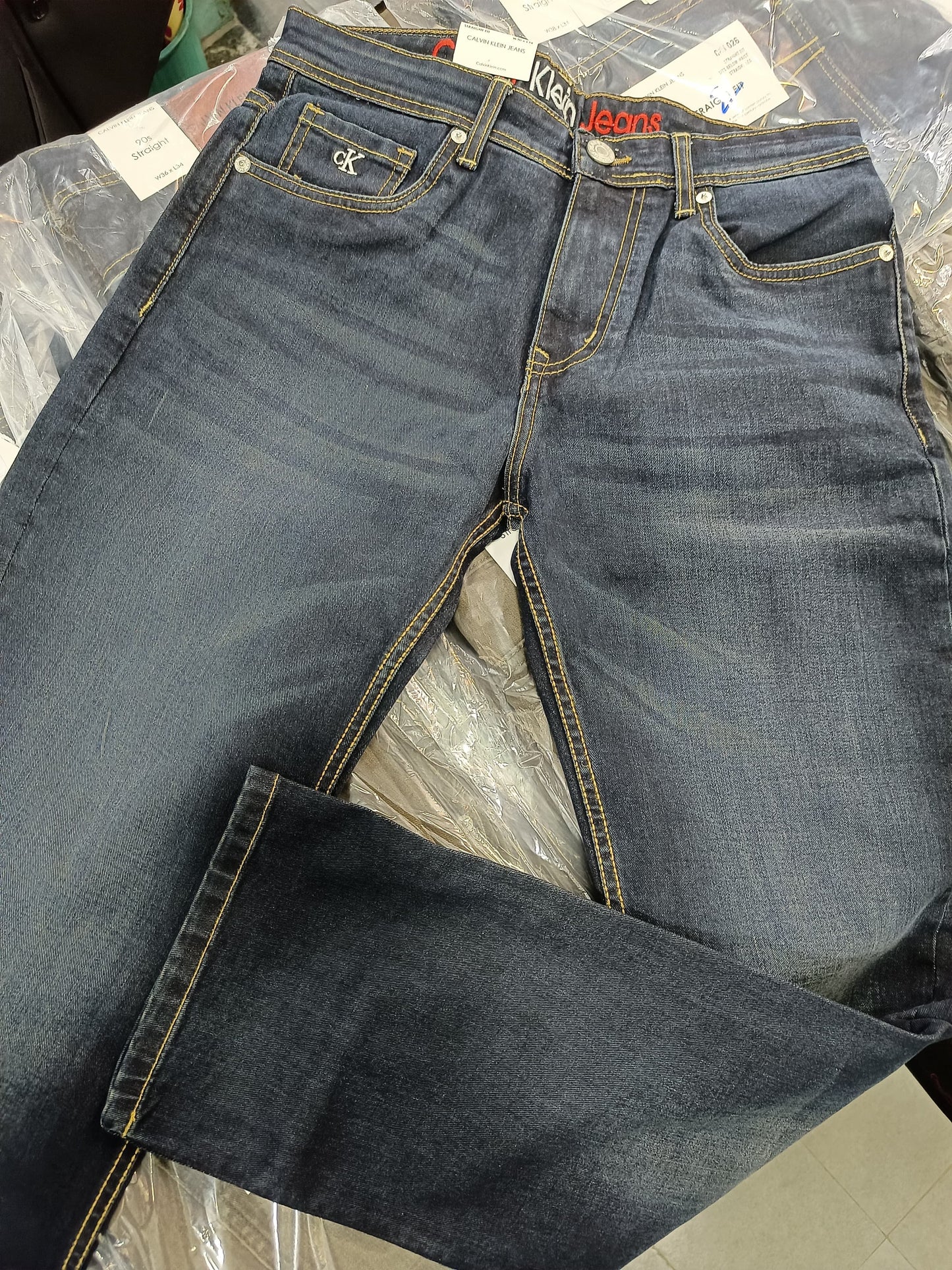 CK CALVIN KLEIN BLUE WASH JEANS