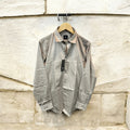 ARMANI EXCHANGE AX FRONT BUTTON PRINT LIGHT METTALIC SHIRT