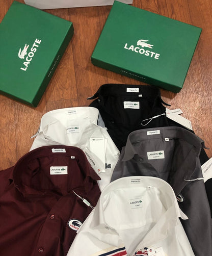 LACOSTE GREY SHIRT