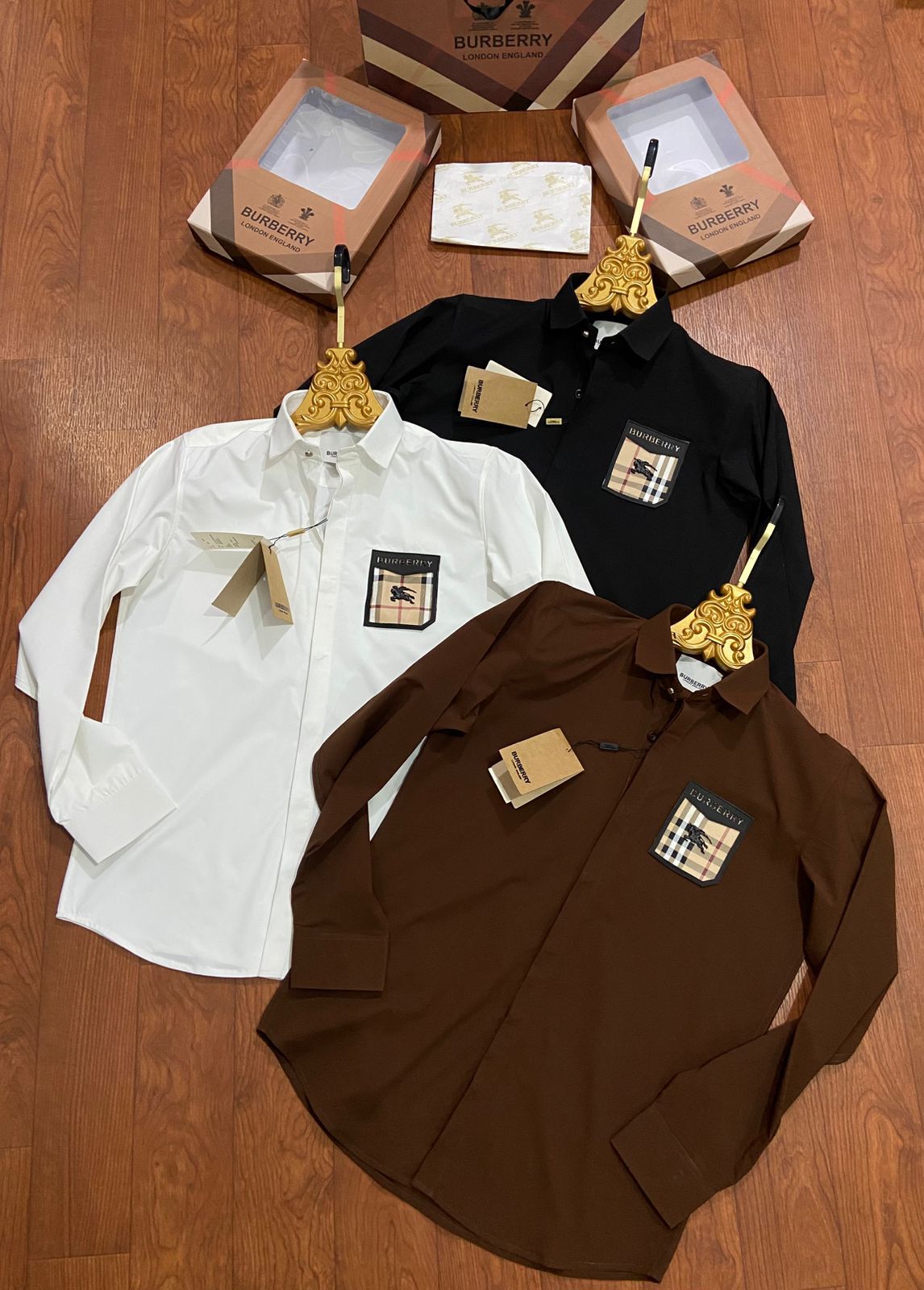 BURBERRY BLACK SHIRT