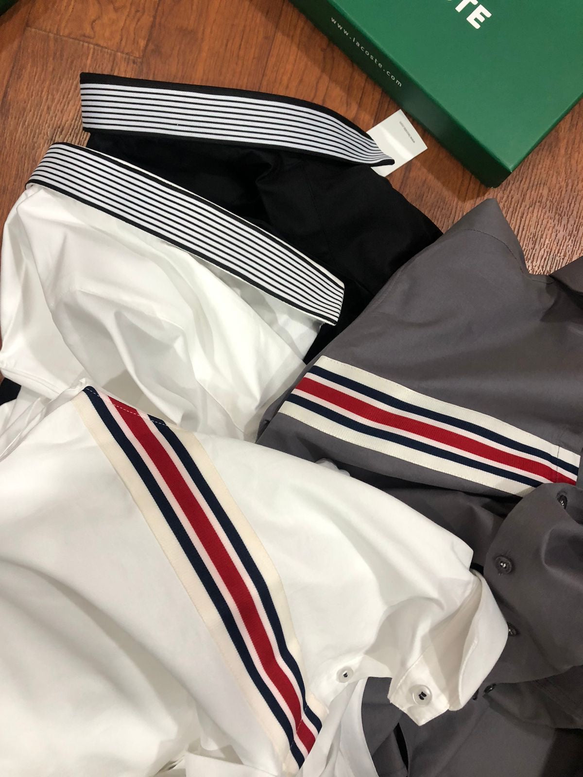 LACOSTE BLACK SHIRT