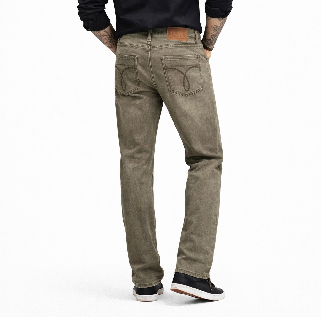 CK CALVIN KLEIN BROWN WASH JEANS