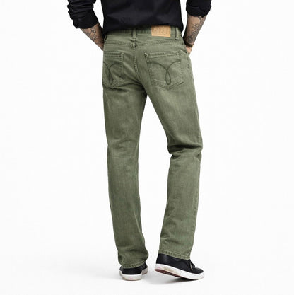 CK CALVIN KLEIN GREEN WASH JEANS