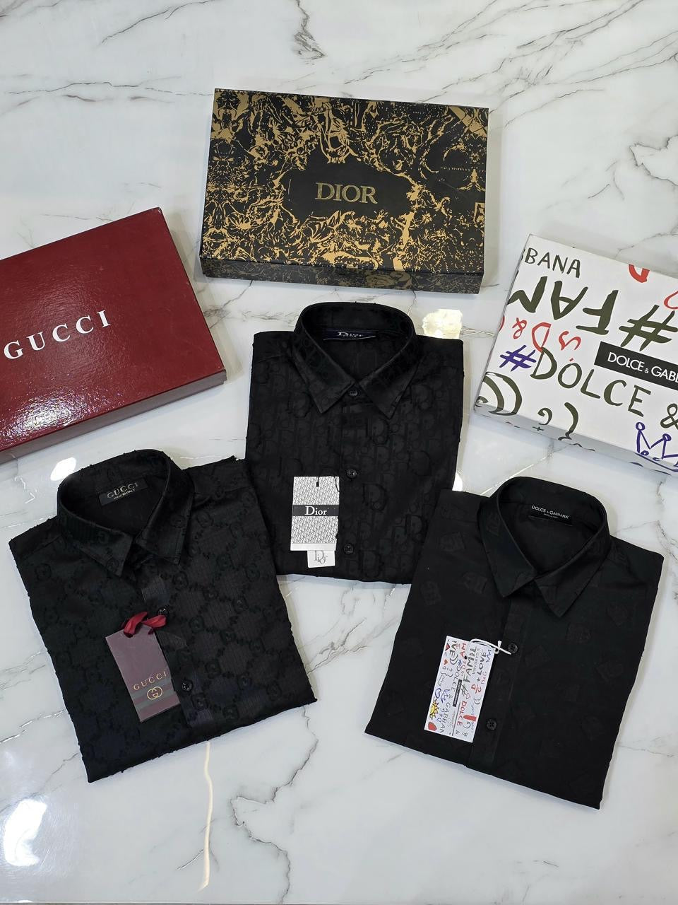 D&G IMPORTED FABRIC SHIRT