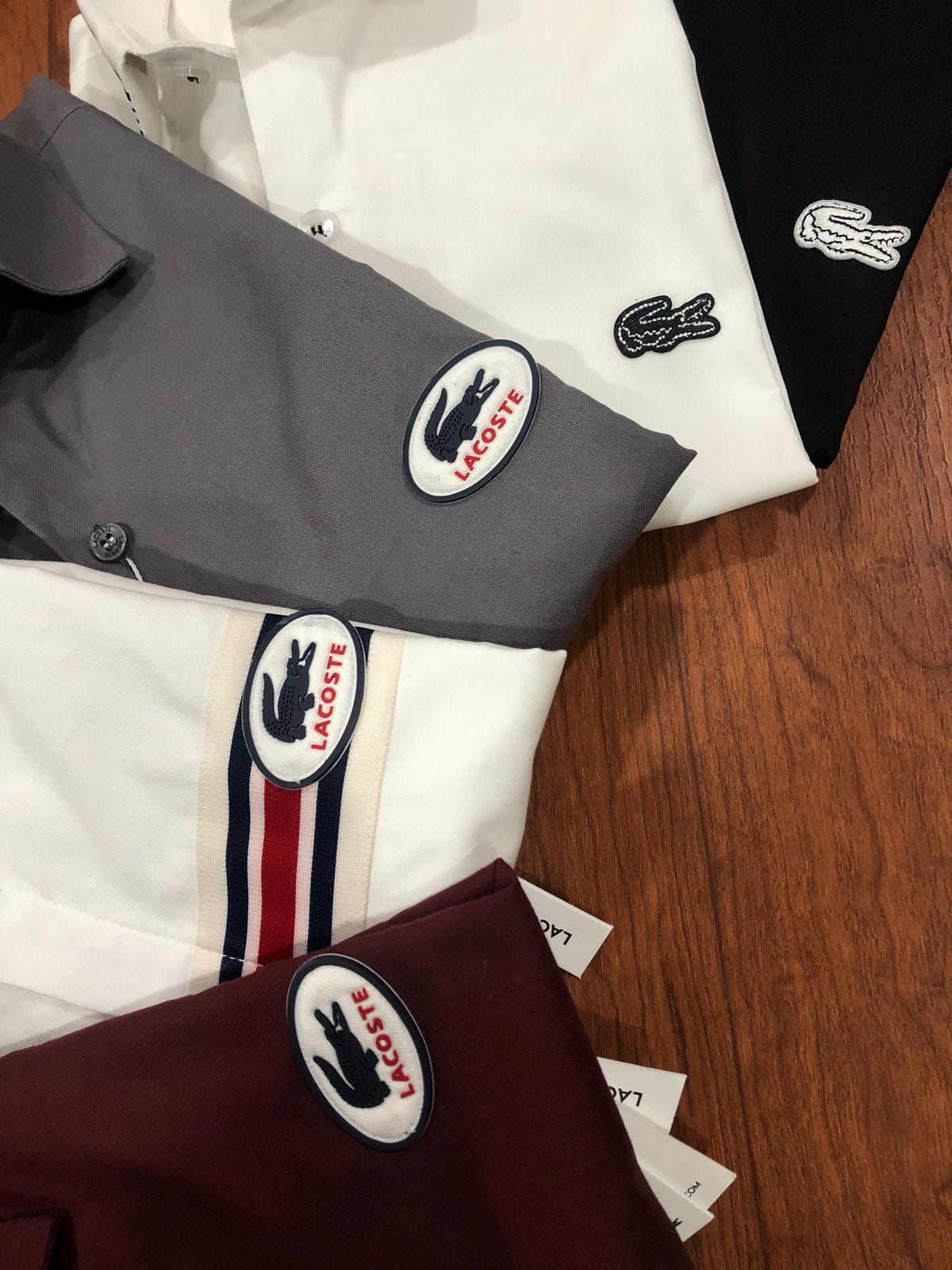 LACOSTE BLACK SHIRT