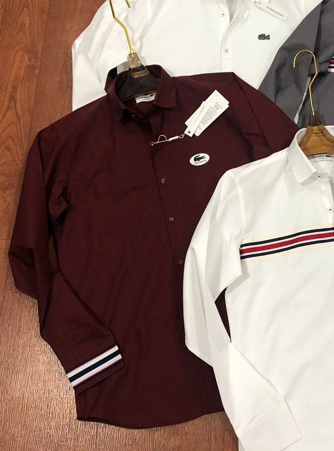 LACOSTE BLACK SHIRT