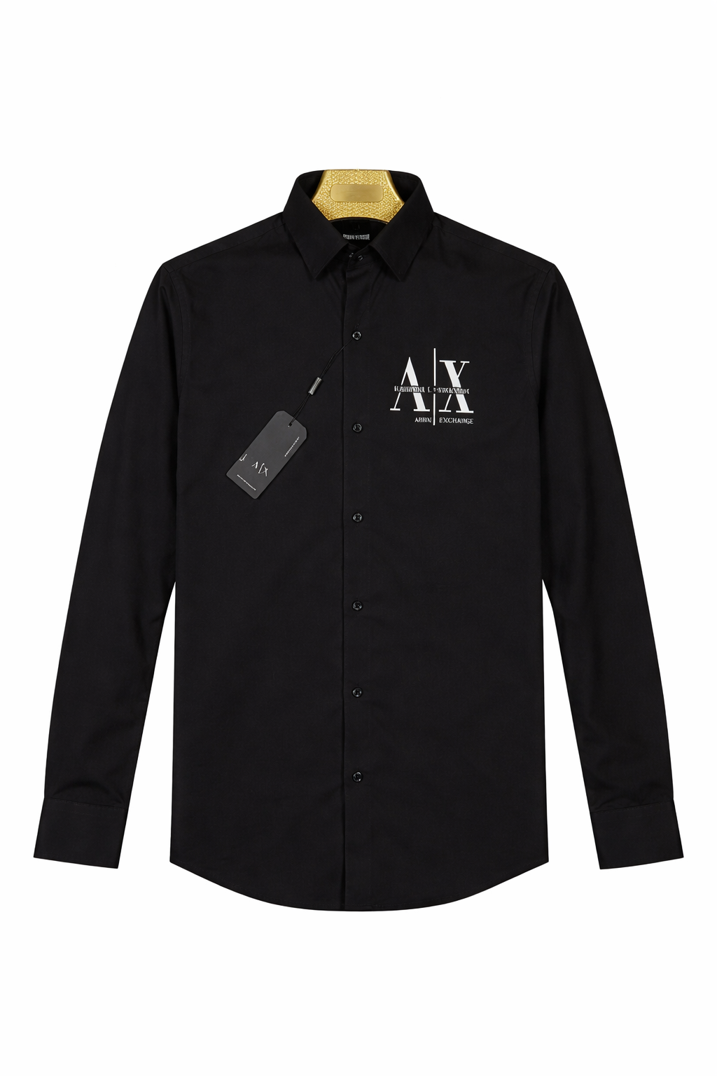 ARMANI EXCHANGE AX BLACK SHIRT