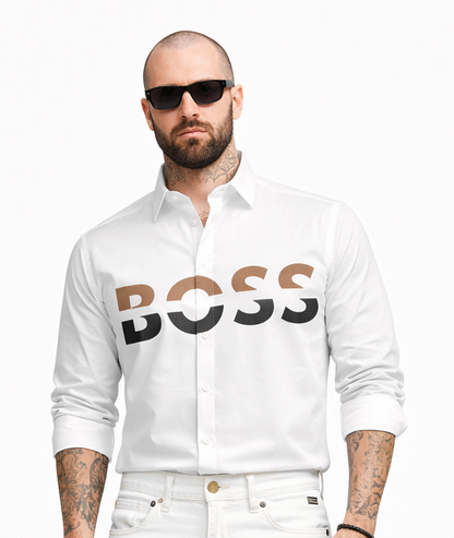 BOSS WHITE SHIRT