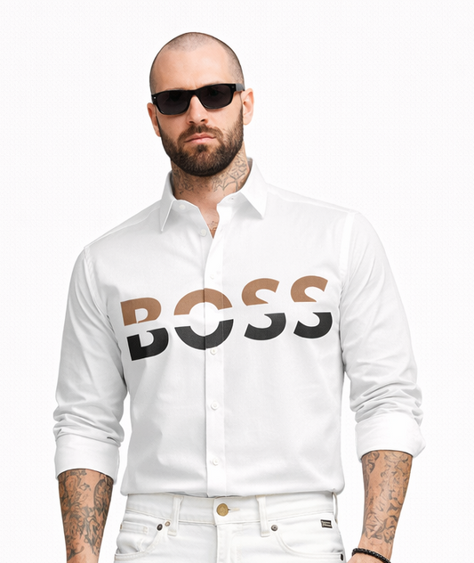 BOSS WHITE SHIRT