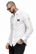 BALMAIN SIDE DESIGN WHITE SHIRT